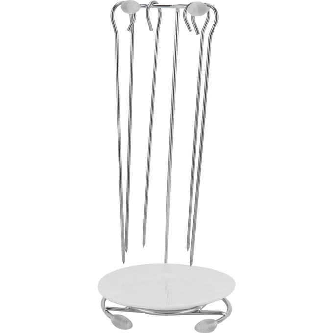 Barbecue Spiezen Rek RVS BBQ Grill Rek Braadspit Rotisserie Barbecue Grill Kit gray