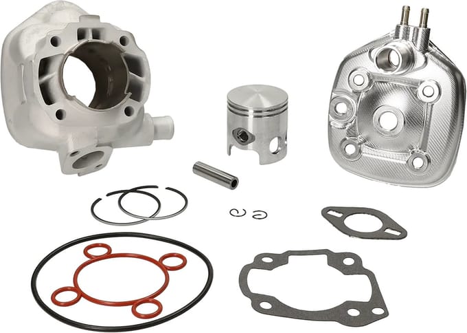 Cilinder Aluminium 70cc Minarelli Horizontaal watergekoeld