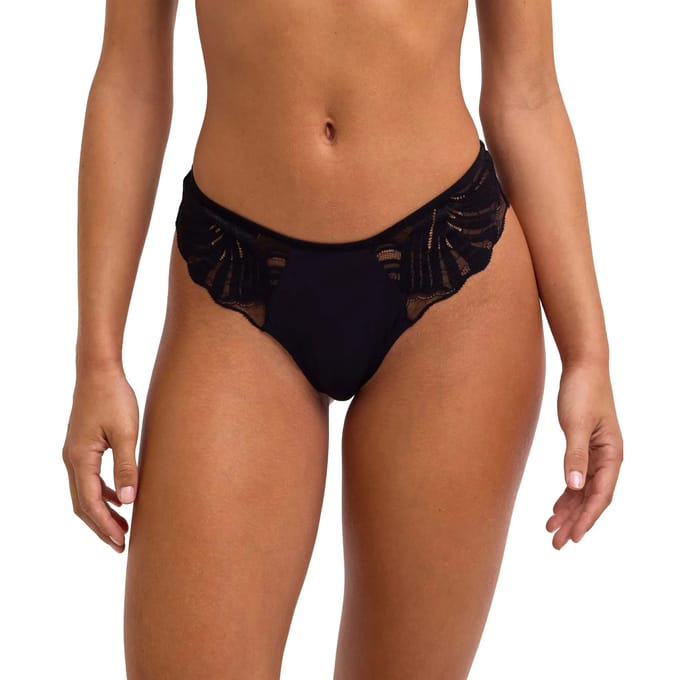FALKE Delicate Touch met kant functioneel materiaal broek van onderlaag dames zwart - maat M