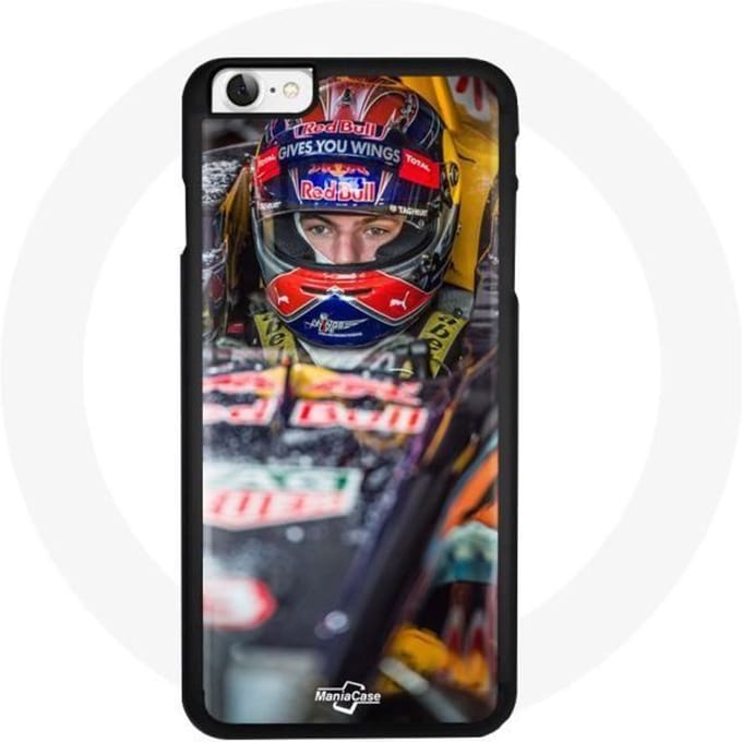 Coque - Maniacase - iPhone SE - Formula 1 Verstappen - Silicone - Noir noir
