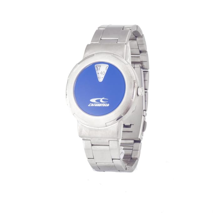 Horloge CHRONOTECH CT7002-03M. Kwarts, Kleur blauw. Vrouw.