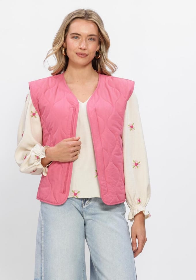 Ydence Gilet Brynn Blazers Dames - Roze - Maat M