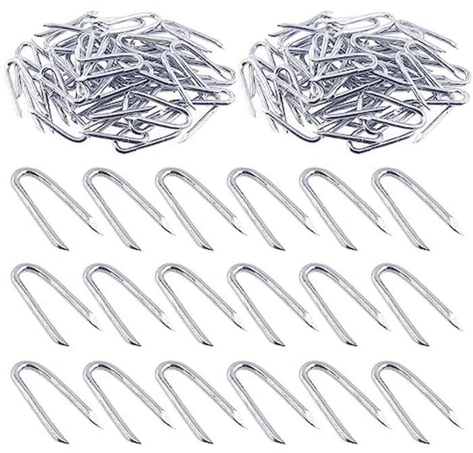 200 Stuks 3/2 " - 0.16 " × 1.57" Staaldraad Hek Nietjes voor Omheiningen