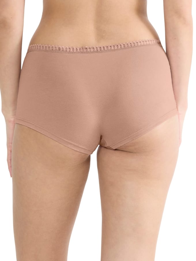 Sloggi Women GO Crush Short (3-pack) - dames boxer - beige