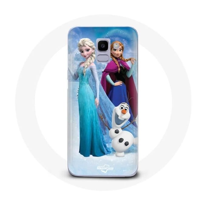 Coque pour Samsung Galaxy A6 2018 La Reine Des Neiges Elsa Anna Olaf