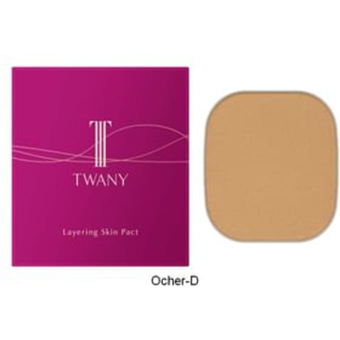 Kanebo - Twany Layering Skin Pact Ocher-D - 8.5g Refill