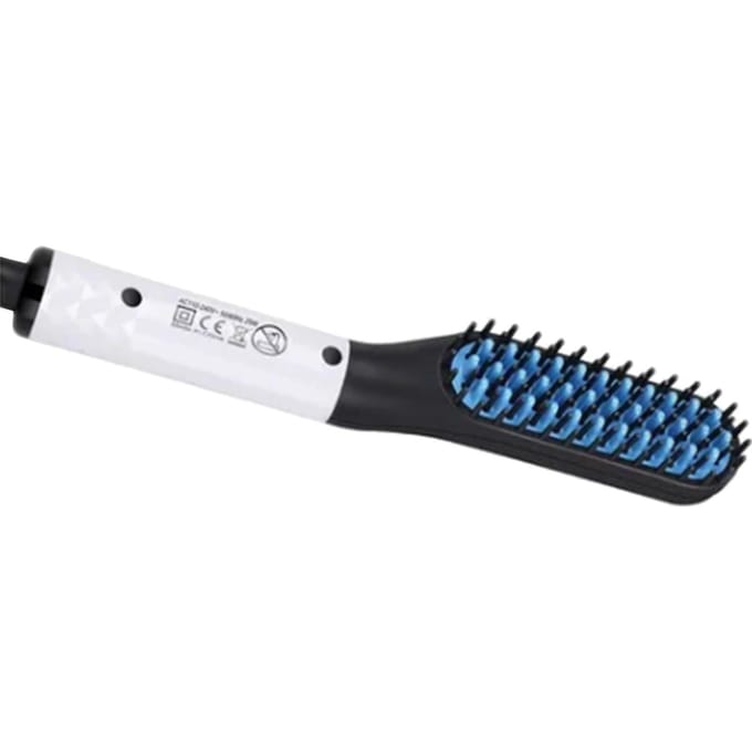 Elektrische Baardstijler Borstel PTC Verwarming Draagbaar Compact ABS Nylon Mannen Haar Stijlen black