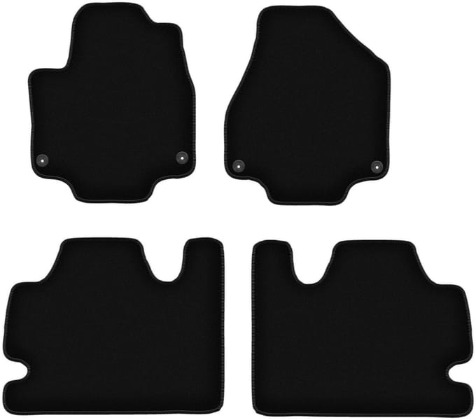 BASIC zwarte velours matten voor: Chrysler Pacifica II hybride (2017-)