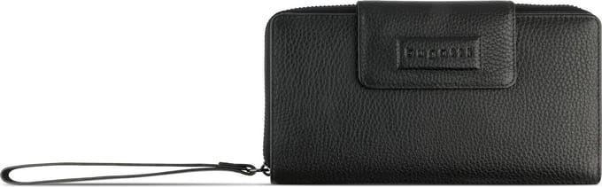 Bugatti Elsa Portemonnee RFID-bescherming Leer 19 cm - Dames - Horizontaal - schwarz