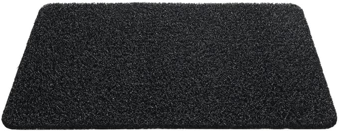 Hamat Mat Curly 80x60 cm - Deurmat - Zwart