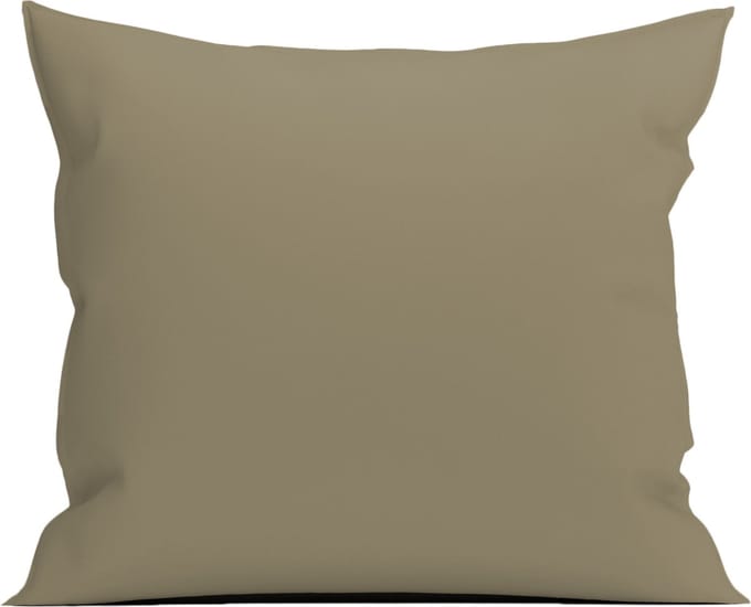 Yellow Percale Kussensloop - Natural - 80x80cm - Natural