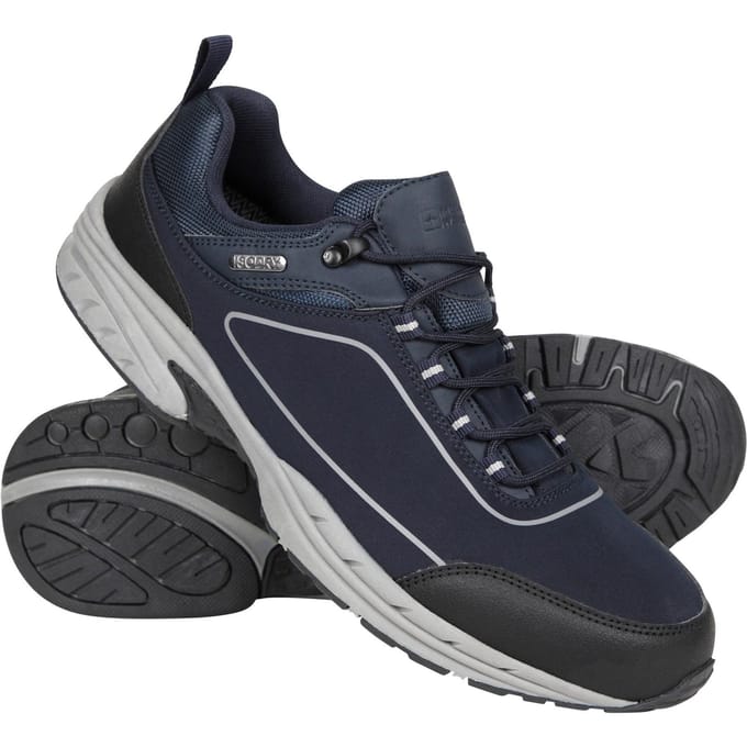 Mountain Warehouse Heren Ramble Softshell Waterdichte Trainers (Marine)