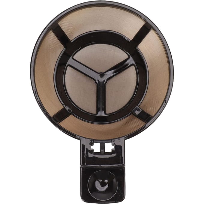 2PCS Panier à café Filtre à marc Réutilisable Remplacement pour Cafetière Bar 2 Voies 49980A black