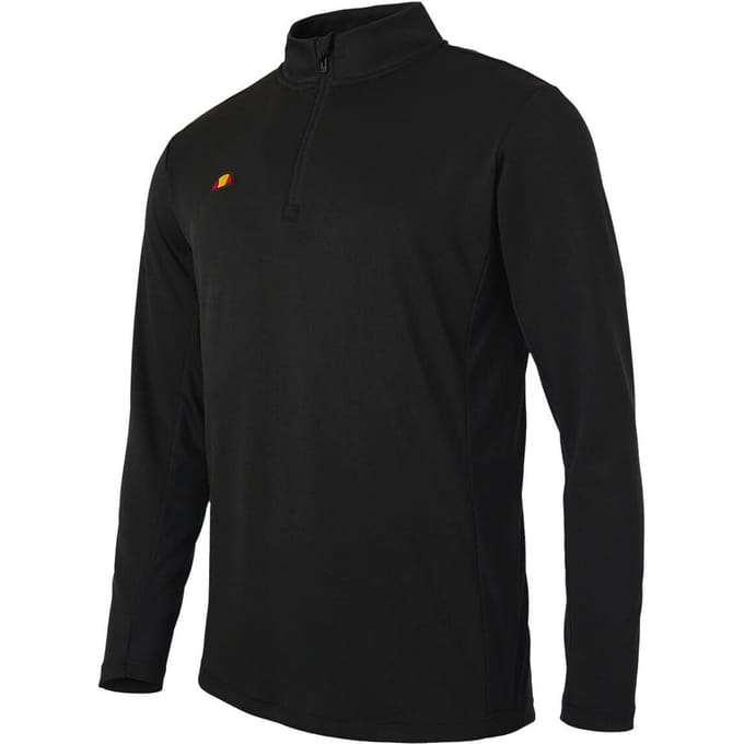 Ellesse Heren Rolbi Quarter Zip Top (Zwart)