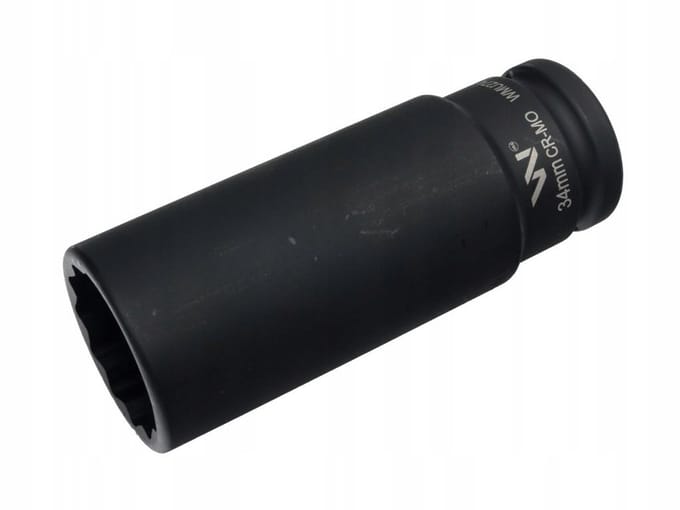 Slagdoppensleutel 3/4" 12-kant CrMo 34mm extra alleen 120mm