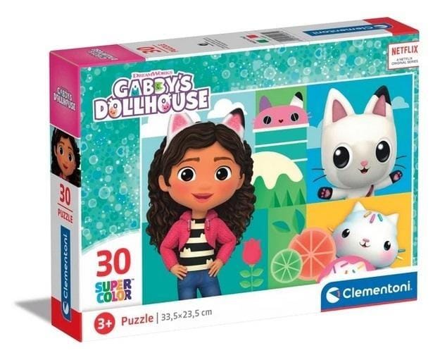 Clementoni - Puzzel - 30 Stukjes - Gabby's Dollhouse - Puzzel Voor Kinderen