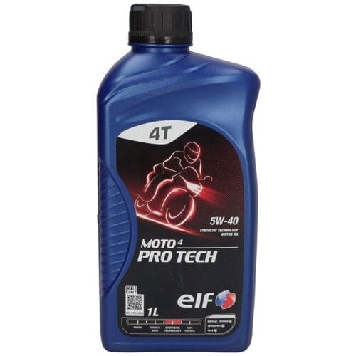 Total Elf Moto 4 Pro Tech 5w40 motorfiets olie 1 liter