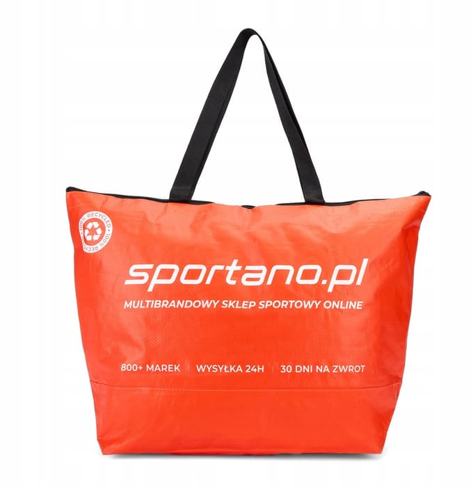 Oranje boodschappentas, 36L, stevig polypropyleen, uni maat
