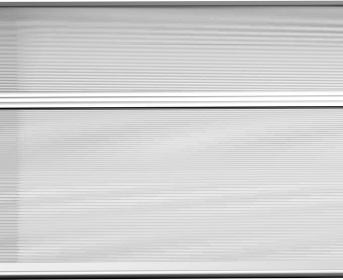 MODFU - Deurluifel - Dubbele Luifelconstructie - Polycarbonaat Dak - Aluminium Frame - Transparant - 75 X 195 X 23 Cm