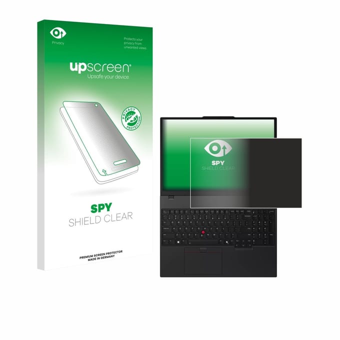 upscreen - privacy screenprotector voor Lenovo ThinkPad T16 Gen 4 - Folie Beschermfolie Blauwlichtfilter