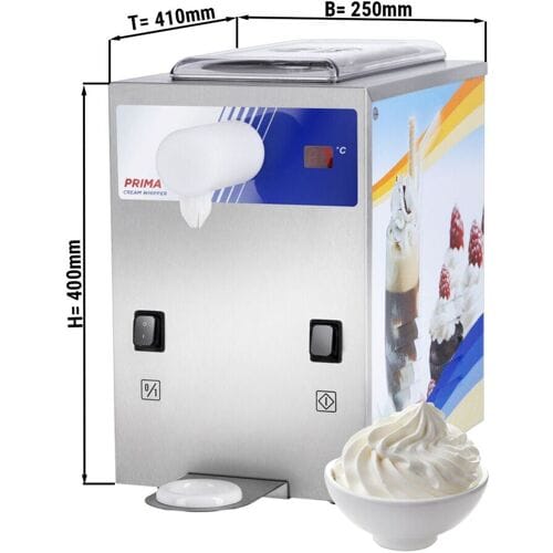 GGM Gastro Sahnemaschine - 2 Liter - 300 Watt - 230 Volt Zilver
