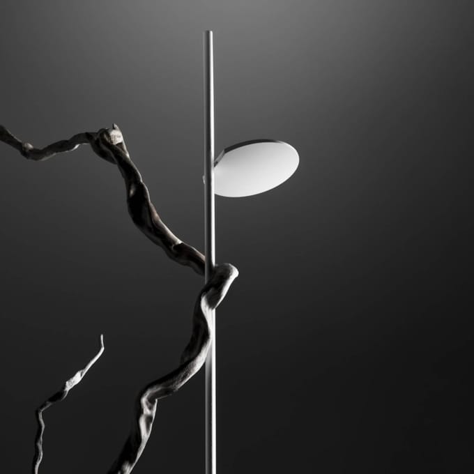 Stilnovo Kimia LED vloerlamp, zwart