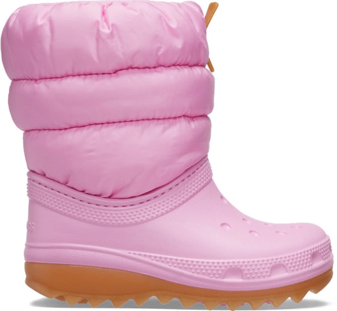 Crocs Classic Neo Puff Boot T - Kinderen - Boots - Roze - Maat 24/25