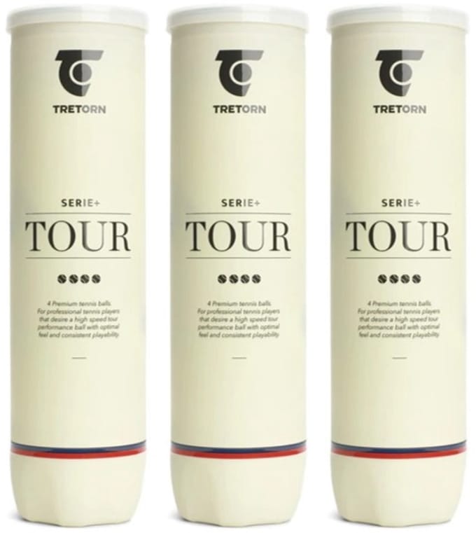 Tretorn Serie Plus Tour Tennisballen 3-pack
