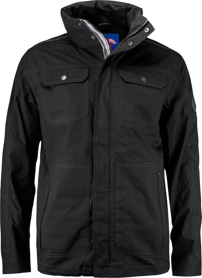Cutter & Buck Clearwater Rain Jacket Heren 351416 - Zwart - 3XL