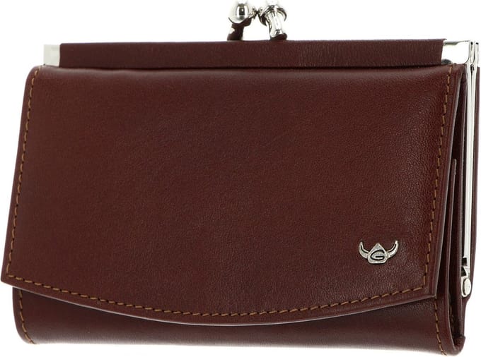 Golden Head Leren portemonnee Colorado RFID Protect Bügelbörse 2255 Tabacco bruine