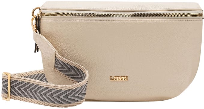 L.CREDI Schoudertas Oliana Crossbody Bag Cream Beige