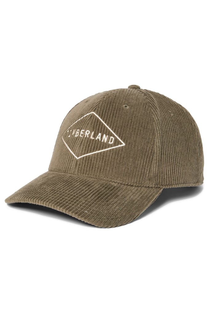 Timberland Corduroy Baseball Cap Leaf Green Taglia: OS | Cappelli Outlet | Uomo | Verde
