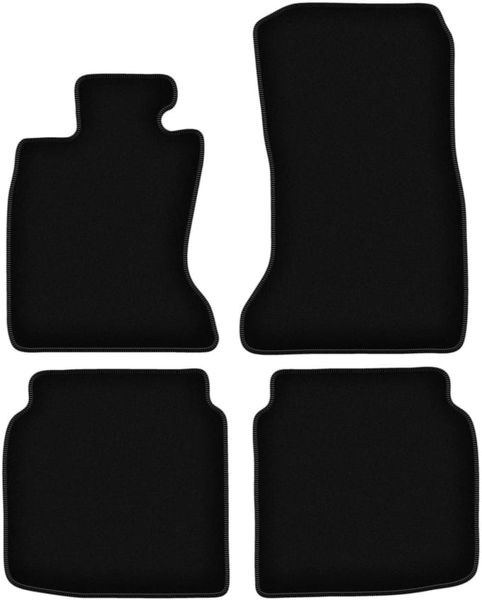 BASIC zwarte veloursmatten voor: BMW 7 F02 sedan (2008-2015)