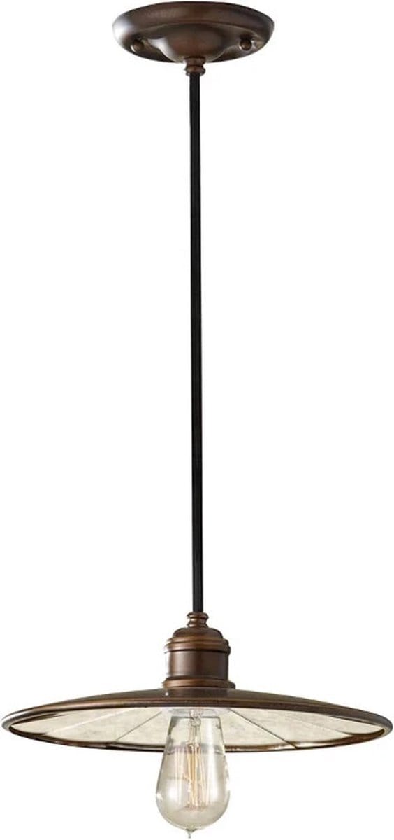 Feiss LED Hanglamp Urban Renewal | 1X E27 Max 60W | Dimbaar | Astral Bronze