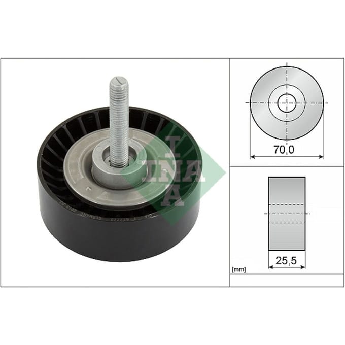 Schaeffler Ina Rondsel/geleiderpoelie, V-riem INA 532 0652 10
