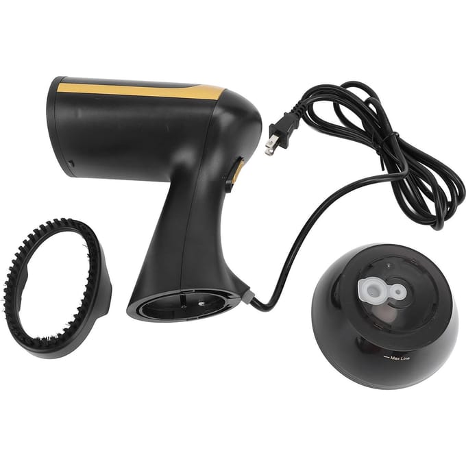 Draagbaar Stoomstrijkijzer 1500W 300ml Inhoud 20 Seconden Snelle Opwarming Strijkmachine Kleding Rimpel black