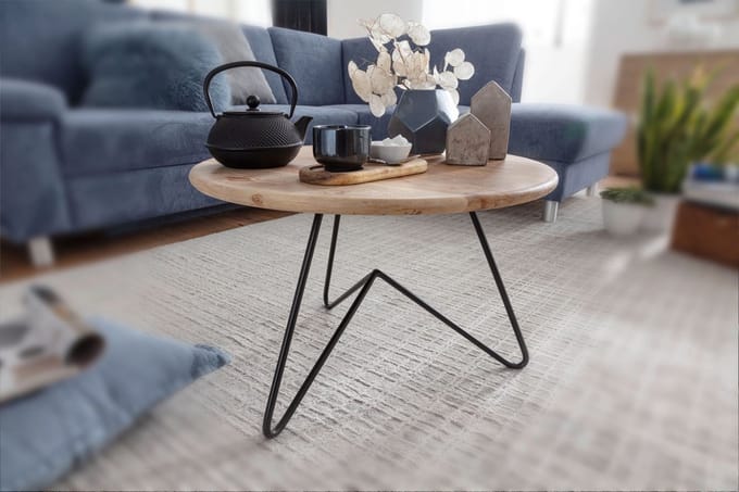 Salontafel acaciahout 60 cm breed
