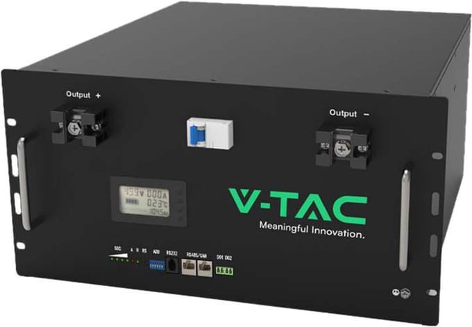 V-TAC VT-48200B binnenbatterijen - IP20 - 9,6kWh