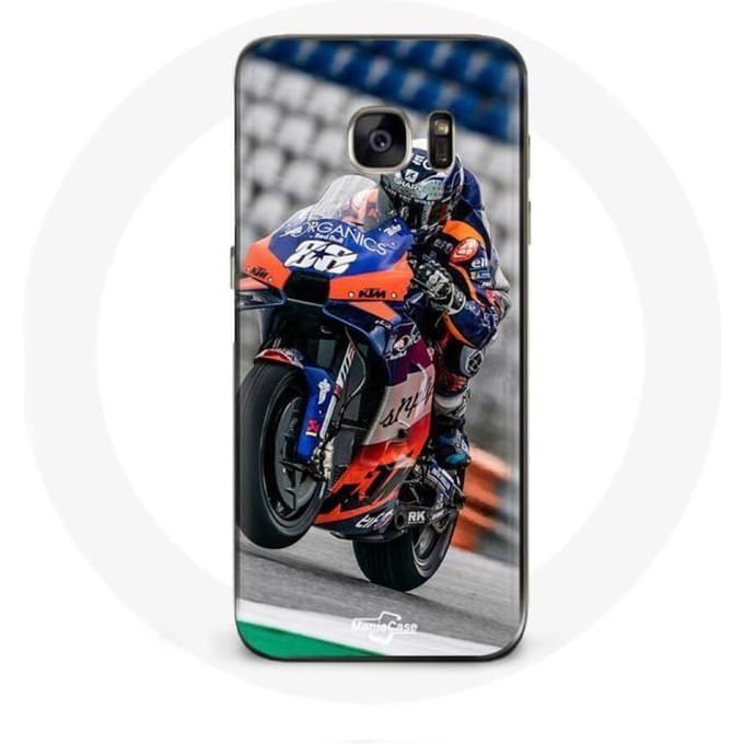Hoesje - Samsung - Galaxy S7 - Flexibel - Miguel Oliveira Moto GP 88 - Wit