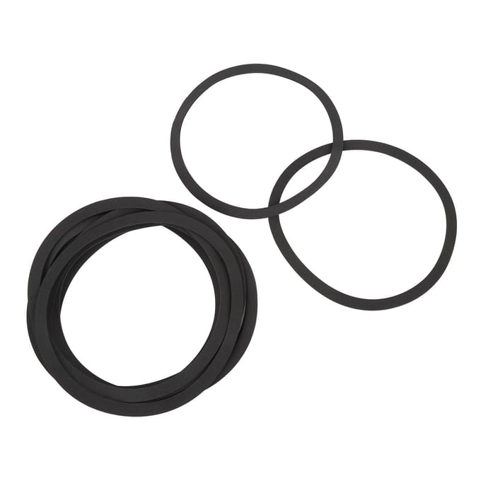 10 Pièces Joint d'Étanchéité Haut-Parleur EVA Antichoc Réduction de Bruit Antidérapant 200mm DE Anneau d'Étanchéité Haut-Parleur black