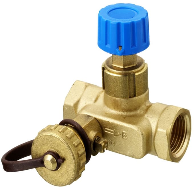 Danfoss strangafsluiter USV-M USV-M 20, Rp 3/4, uitbreidbaar, 003Z2122