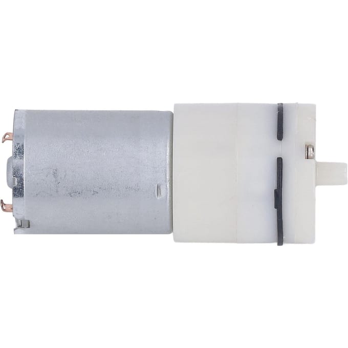 Micro Pompe à Air Électrique Pneumatique à Membrane Vide Transmission Mécanique 1 Port 370 Blanc DC6V