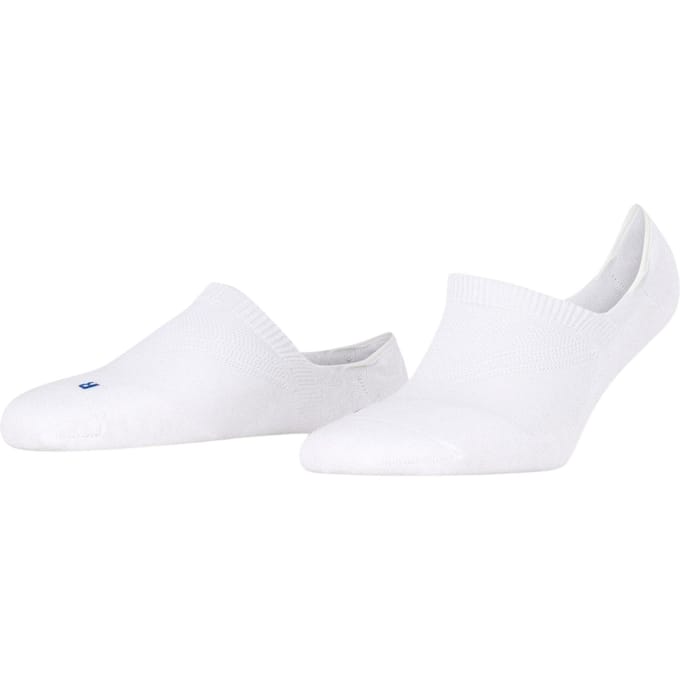 FALKE Cool Kick onzichtbar eenkleurig functioneel materiaal footies dames wit - maat 35-36