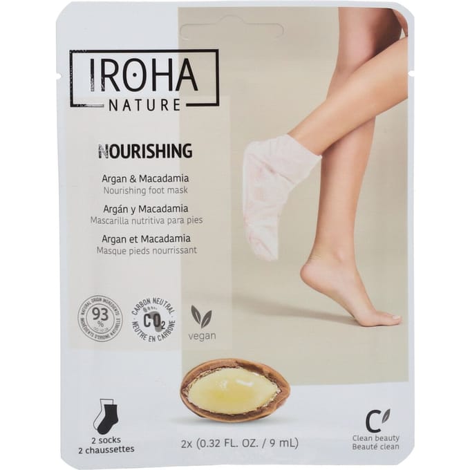 Voetenmasker Iroha Argan Sokken Macadamianoot