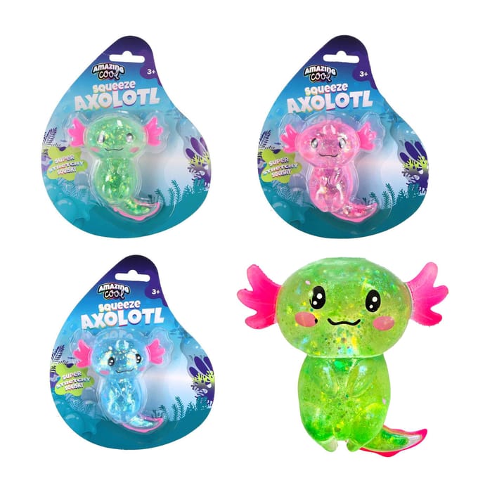 Amazing Cool Squeeze axolotl assorti