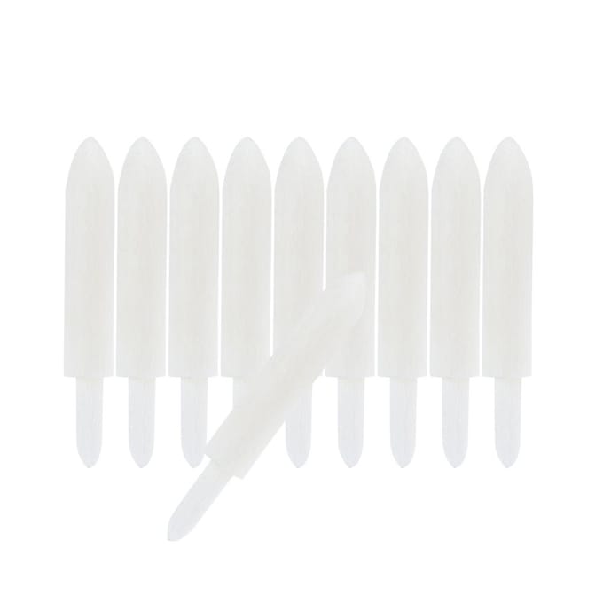 10 stuks Pen Plating Tips Vervangingsaccessoire Galvaniseren Sieraden Maken Gereedschap(A‑2 ) white