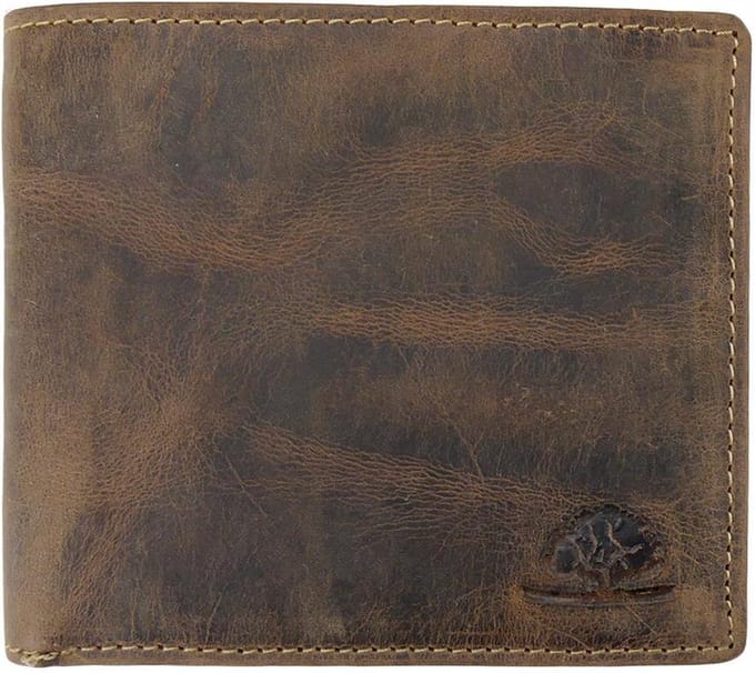 GREENBURRY portemonnee Vintage Wallet RFID Brown bruine
