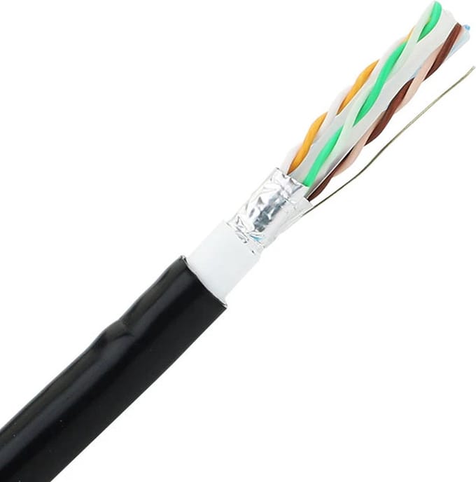 Dynamic F/UTP CAT 6 grondkabel per 100 meter
