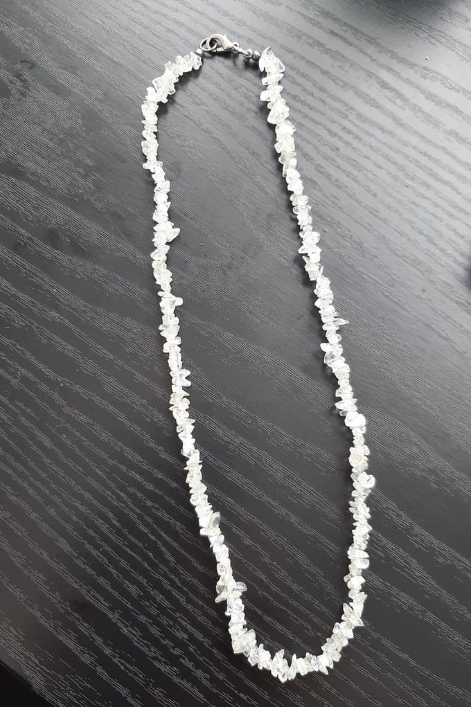 Aquamarijn splitketting