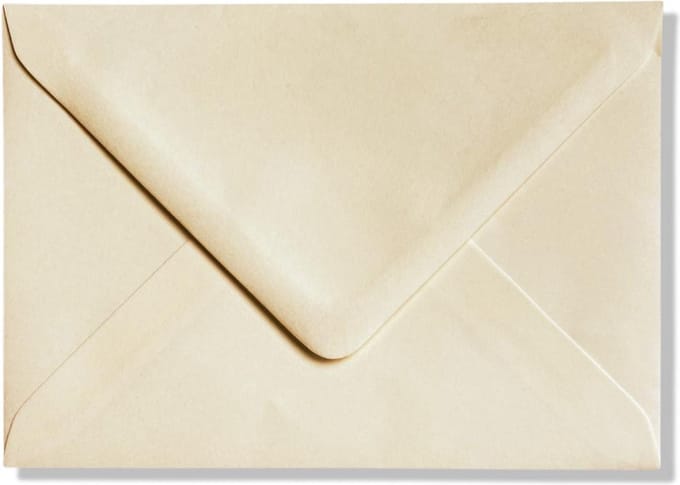 Cards & Crafts Luxe Enveloppen - Créme - 100 stuks - C6 - 162X114mm - 100grms
